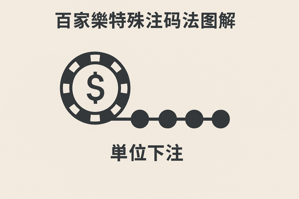 百家樂特殊注碼法示意圖