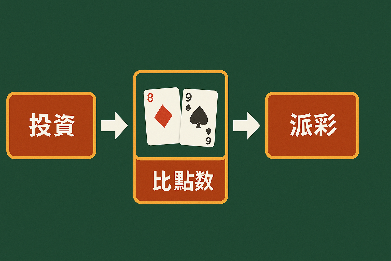 百家樂玩法流程圖